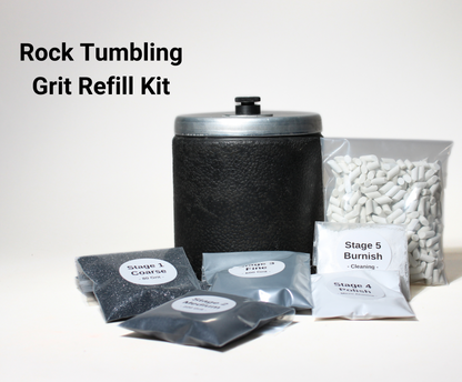 Refill Grit Kit |  3 LB Barrel Rock Tumbling Grit