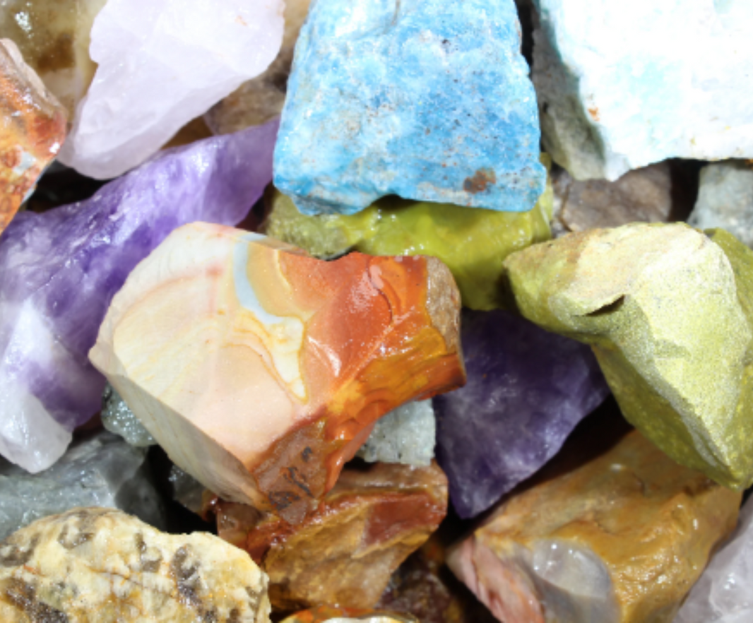 Rough Verses Rumbled Rocks Rock and Tumble - Rough Rocks, Tumbled Stones, Crystals & More! – ROCK ...