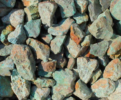 African Turquoise | Tumbling Rough Rock | Raw Jasper Crystals for Tumbling