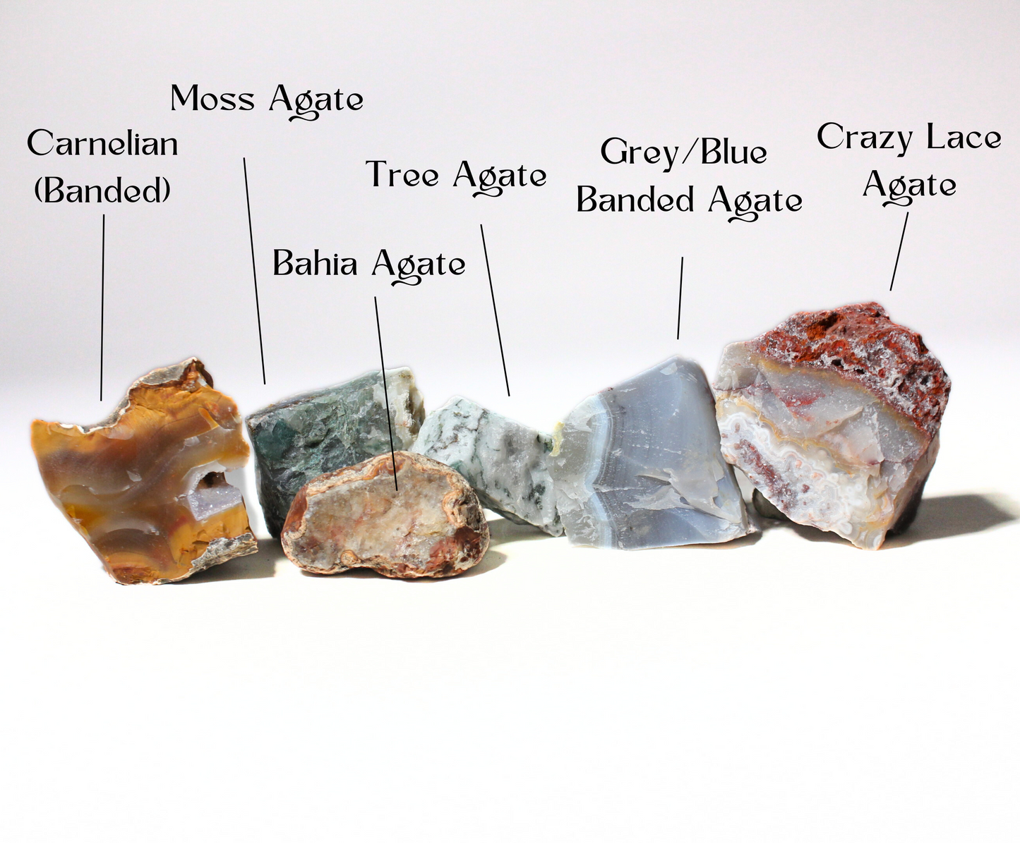 Agate Mix  | Tumbling Rough Rocks from Mexico, Brazil, South Africa, India | Raw Crystals