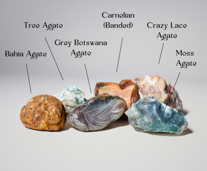 Agate Mix  | Tumbling Rough