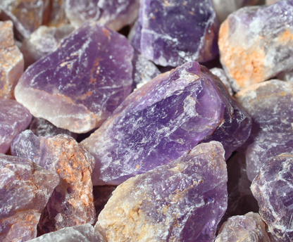 Amethyst | Large Tumbling Rough Rocks from Brazil | 2" - 3" Raw Crystals