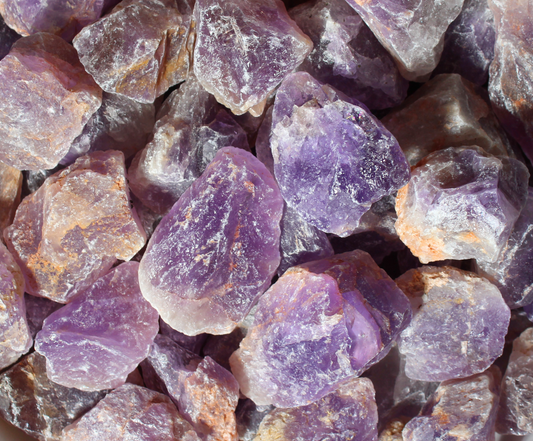 Amethyst | Large Tumbling Rough Rocks from Brazil | 2" - 3" Raw Crystals