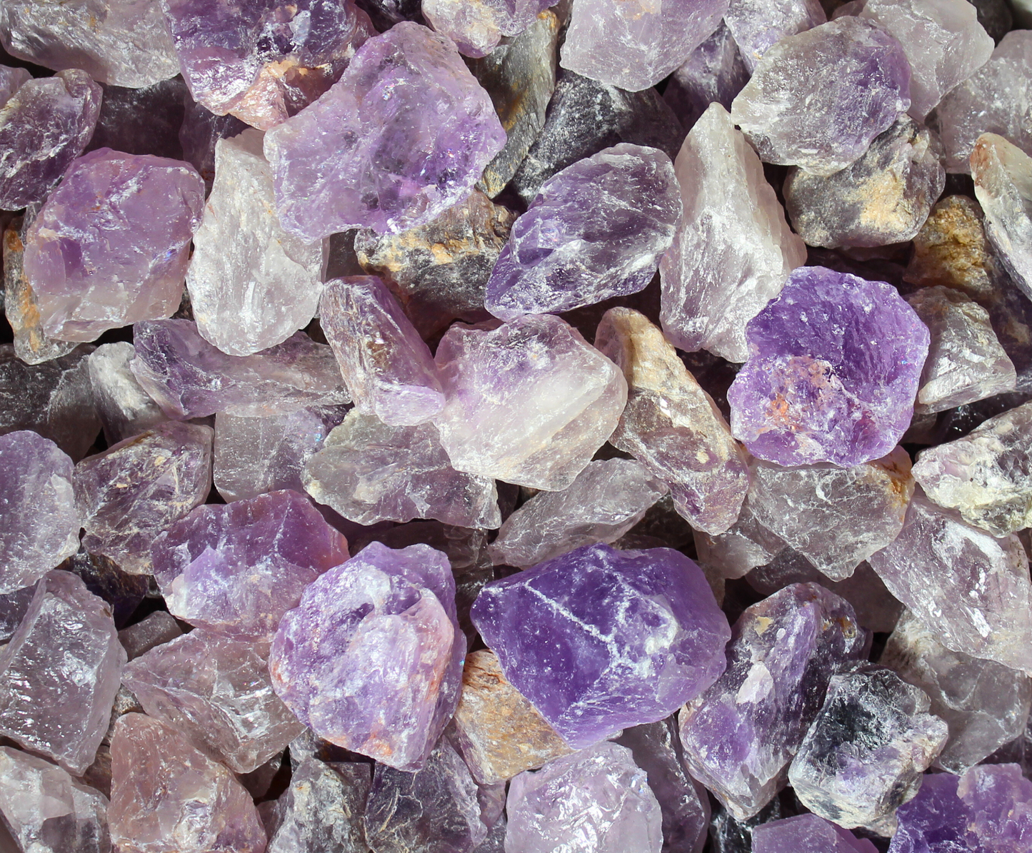 Amethyst | Tumbling Rough Rocks from Brazil | 1" - 2" Raw Crystals