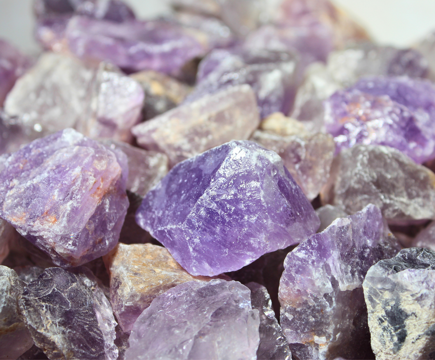 Amethyst | Tumbling Rough Rocks from Brazil | 1" - 2" Raw Crystals