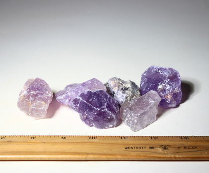 Amethyst | Tumbling Rough Rocks from Brazil | 1" - 2" Raw Crystals