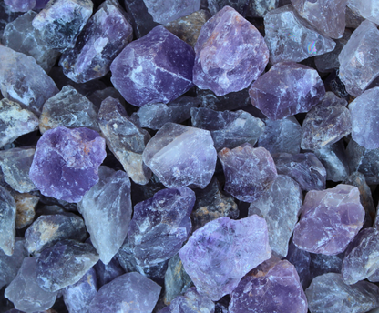 Amethyst | Tumbling Rough Rocks from Brazil | 1" - 2" Raw Crystals