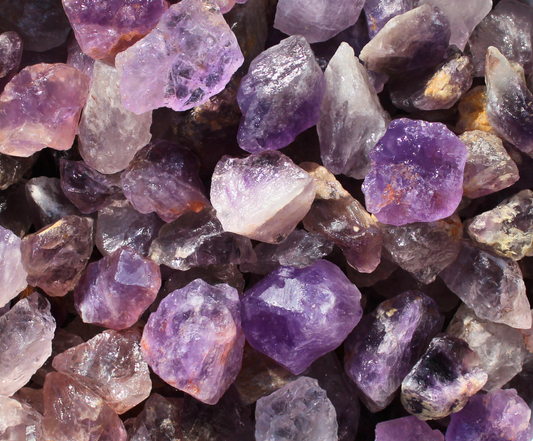 Amethyst | Tumbling Rough Rocks from Brazil | 1" - 2" Raw Crystals