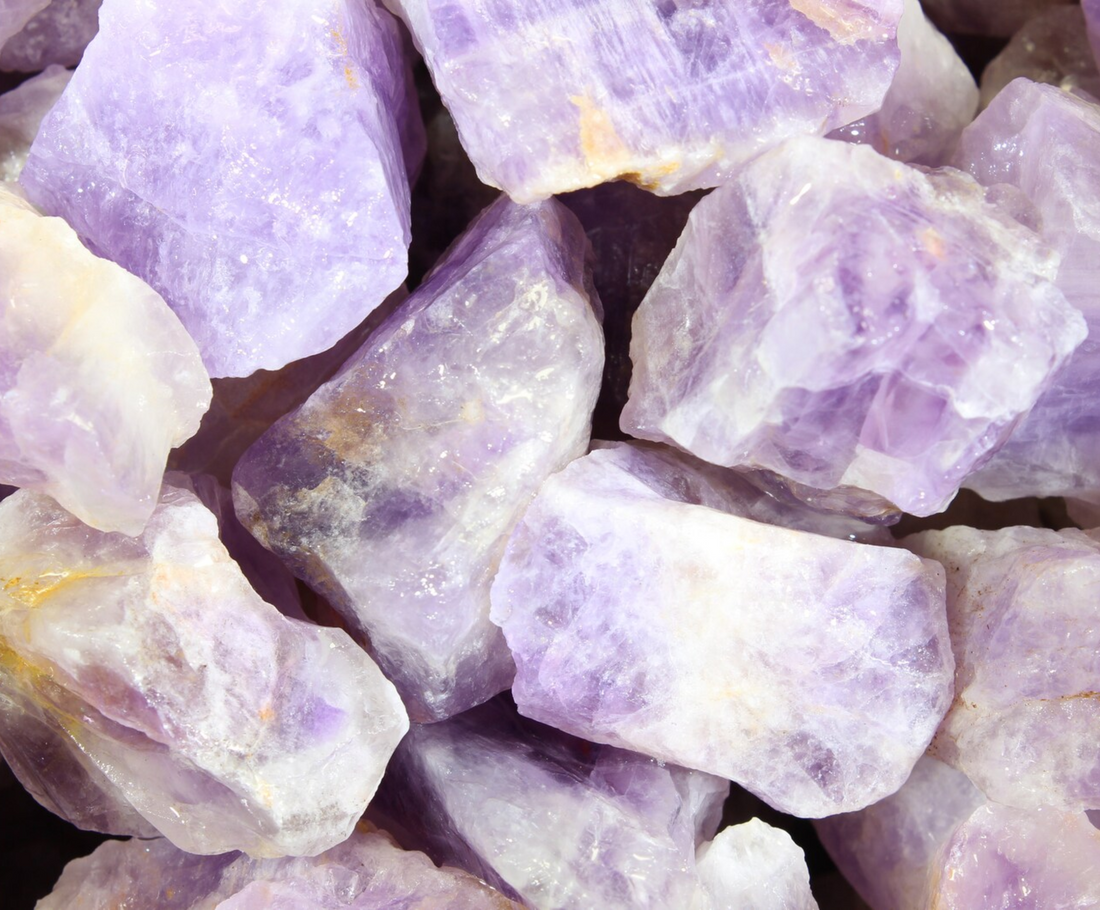 Amethyst | Tumbling Rough Rocks from Madagascar | 1