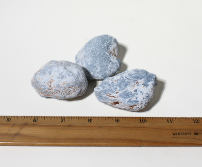 Angelite | Rough Rocks from Peru | 1.5" - 2.5" Raw Crystals for Collection
