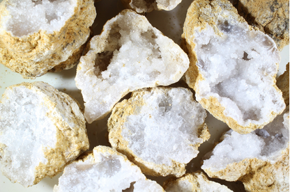 Break Your Own Geode | Crackable Quartz Clusters from Mexico | 2" - 4" Raw Crystals