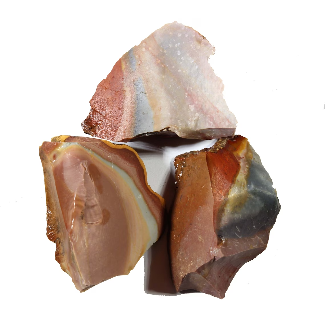 Polychrome "Desert" Jasper | Tumbling Rough Rocks | 2" - 3" Raw Crystals