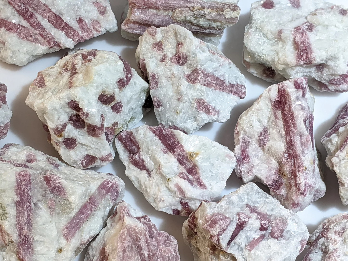 Pink Tourmaline | Raw Clusters from Brazil | Home Decor and Craft Materials