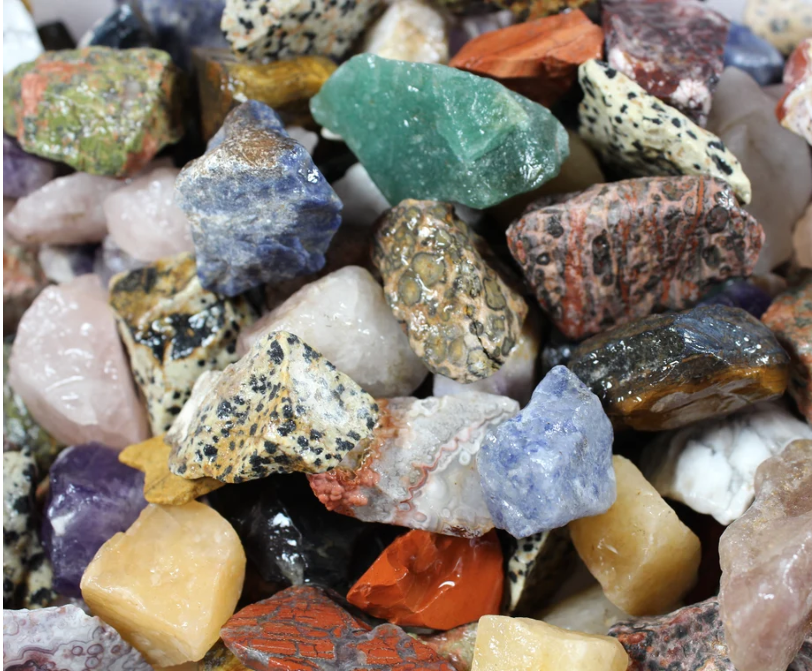 Mixed Media Rough Rocks Assorted Mix | Tumbling Rough Rock | Raw Crystals ā ROCK AND TUMBLE