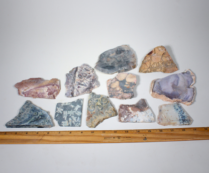 Assorted Slabs | Jasper, Rhyolite & Minerals | Lapidary Rough