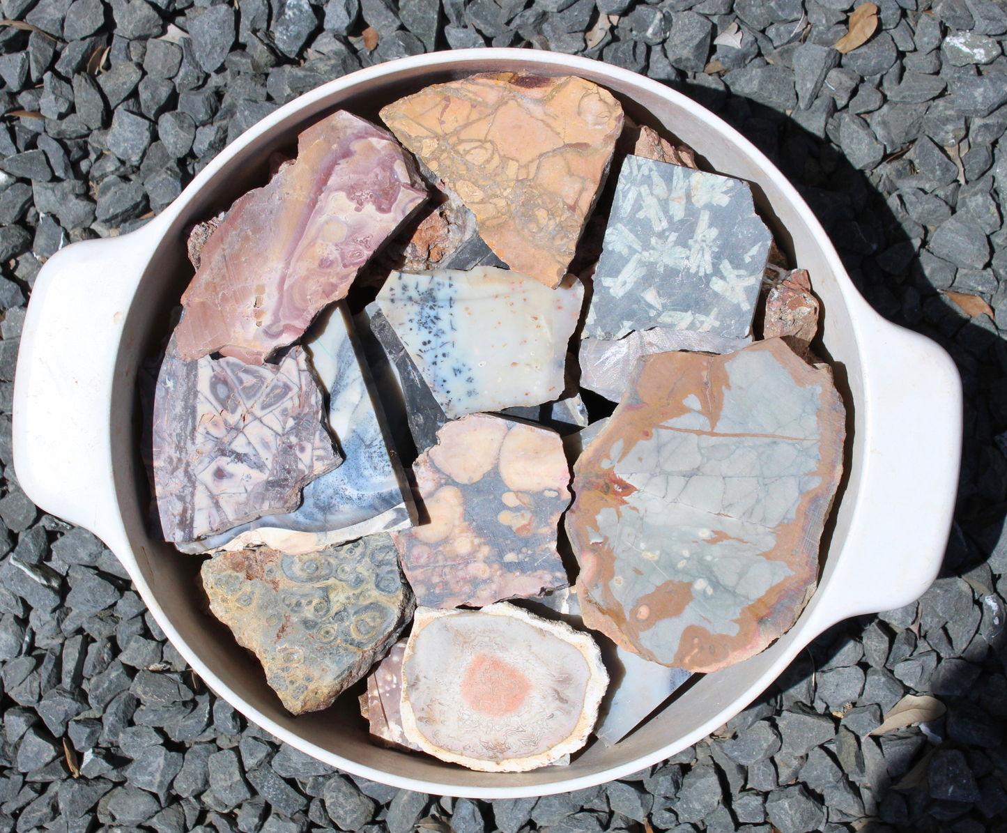 Assorted Slabs | Jasper, Rhyolite & Minerals | Lapidary Rough