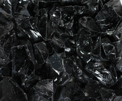 Black Obsidian | Tumbling Rough