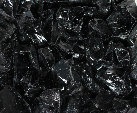 Black Obsidian | Tumbling Rough