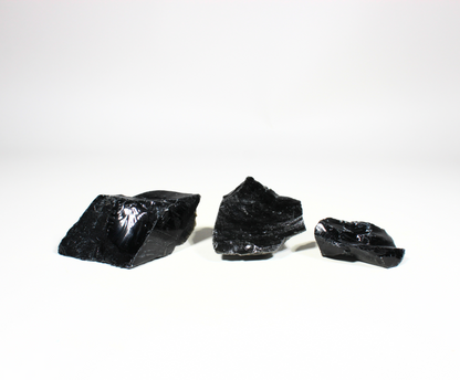 Black Obsidian | Tumbling Rough