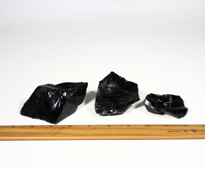Black Obsidian | Tumbling Rough