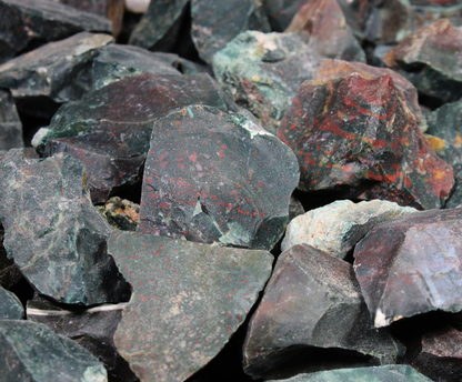 Bloodstone | South Africa | Tumbling Rough