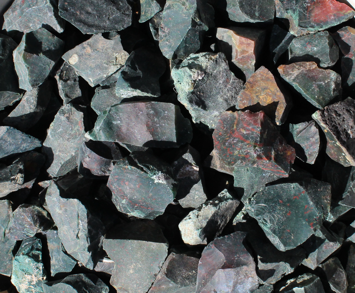Bloodstone | South Africa | Tumbling Rough