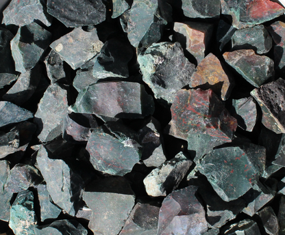 Bloodstone | South Africa | Tumbling Rough