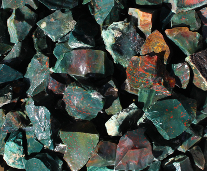 Bloodstone | South Africa | Tumbling Rough
