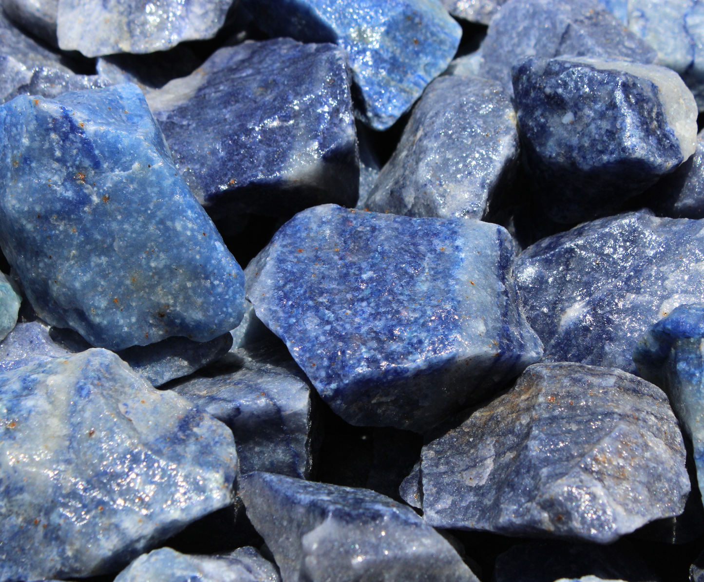 Blue Aventurine | Oiled | Tumbling Rough