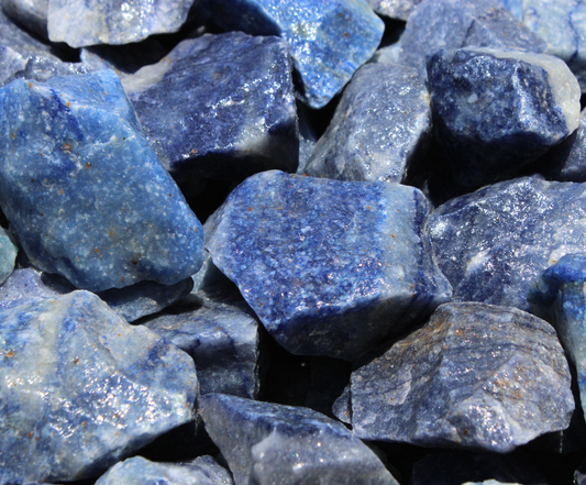 Blue Aventurine | Oiled | Tumbling Rough