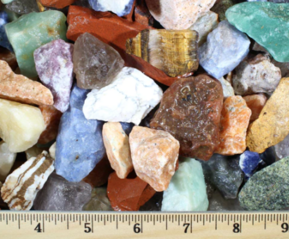 Rough Verses Rumbled Rocks Rock and Tumble - Rough Rocks, Tumbled Stones, Crystals & More! – ROCK ...