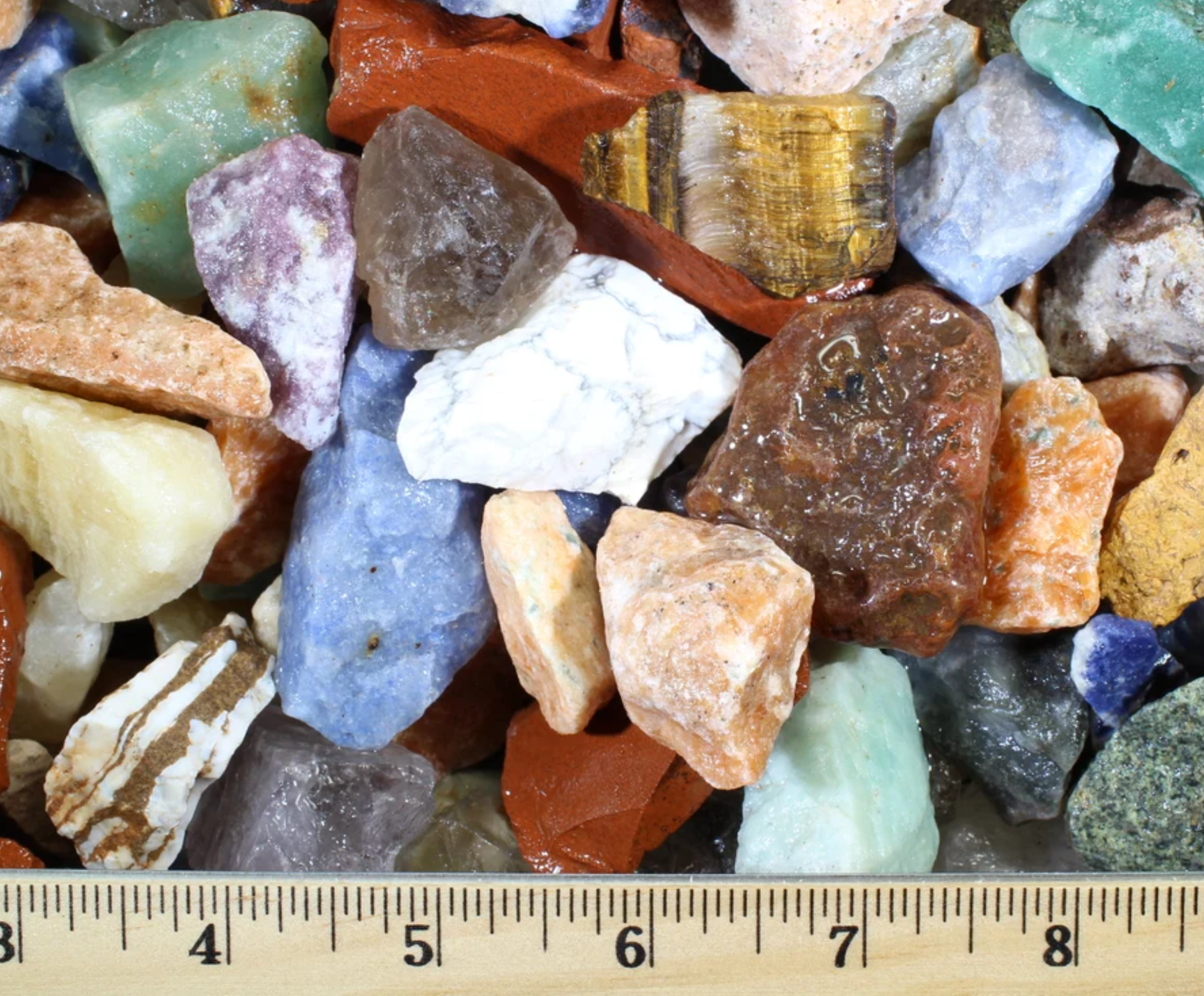 Brazil Mix Rocks 3 - 11 LBS Brazil Mix | Tumbling Rough Rocks from Brazil | Wholesale R ...