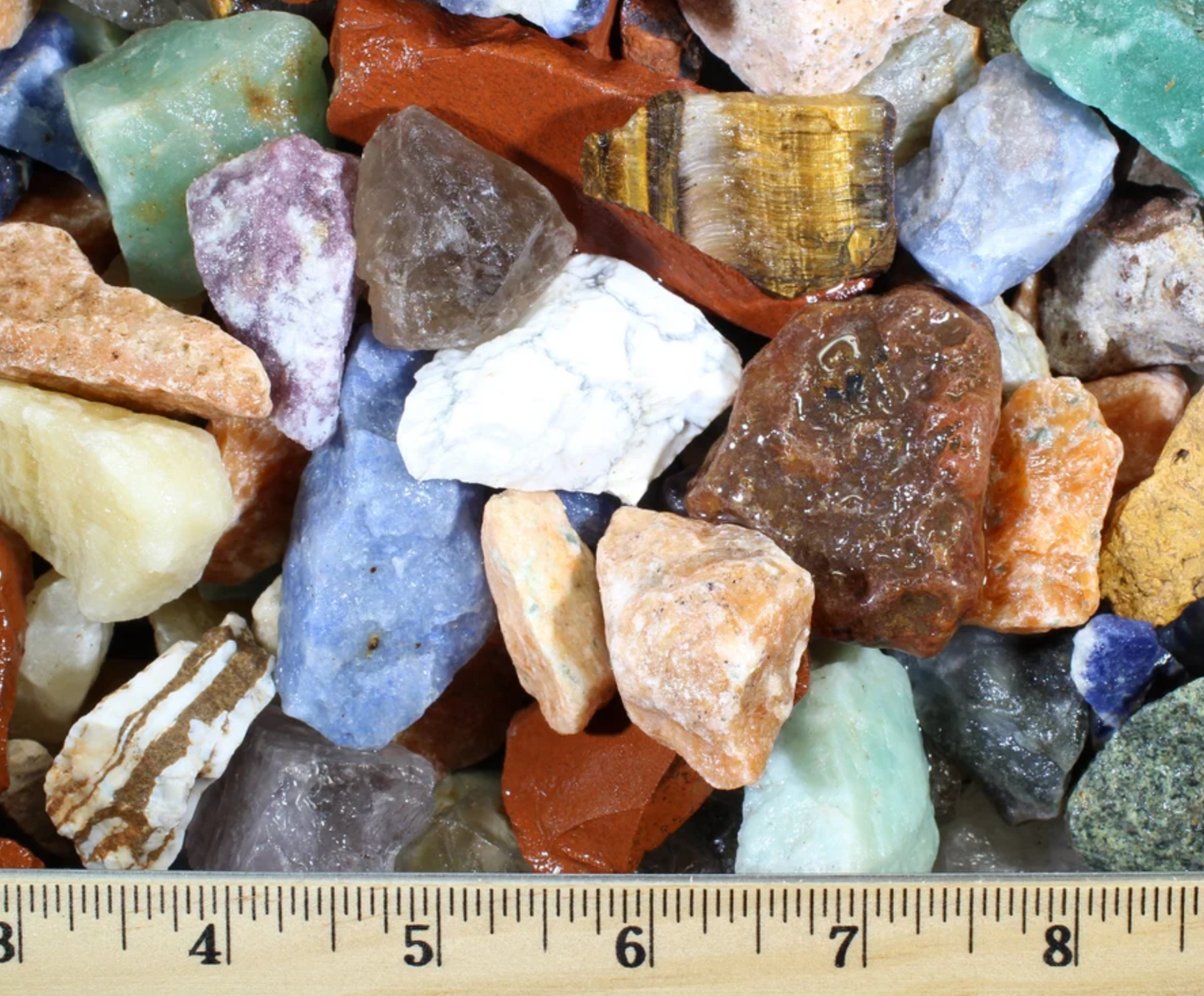 3 - 11 LBS Brazil Mix | Tumbling Rough Rocks from Brazil | Wholesale Raw Crystals