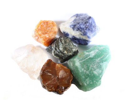 3 - 11 LBS Brazil Mix | Tumbling Rough Rocks from Brazil | Wholesale Raw Crystals