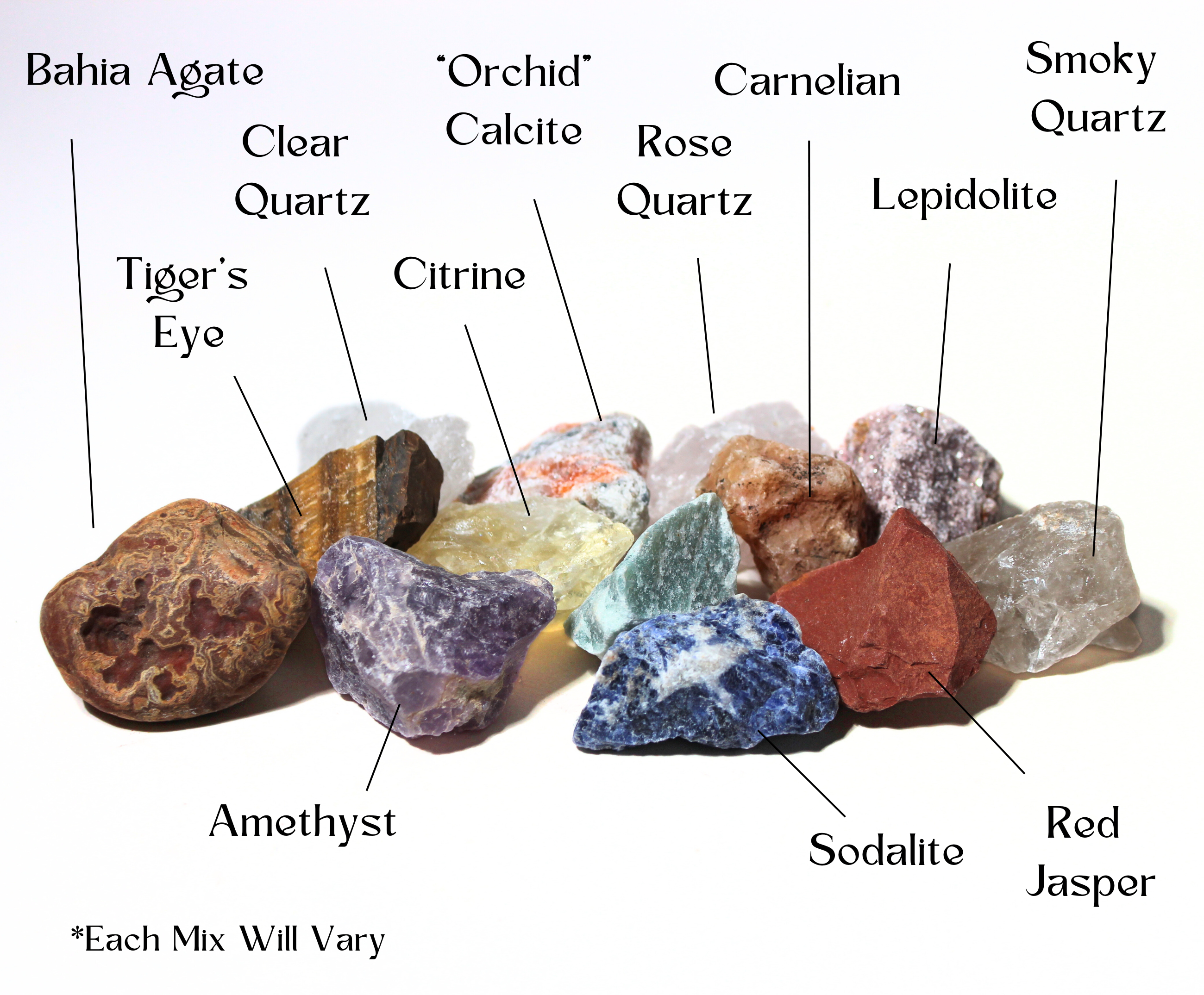 Mixed Media Rough Rocks Brazil Mix | Tumbling Rough ā ROCK AND TUMBLE
