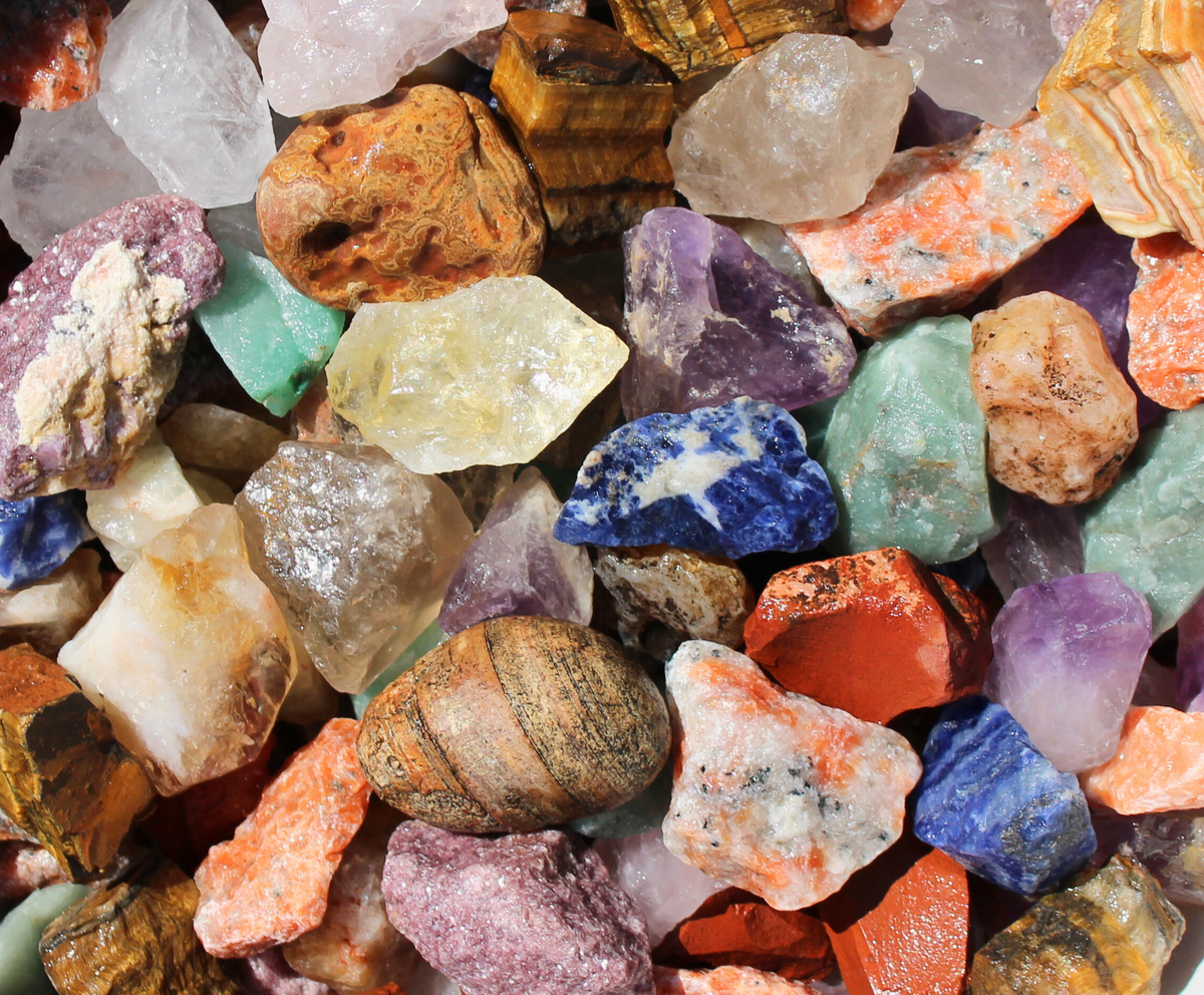 Mixed Media Rough Rocks Brazil Mix | Tumbling Rough ā ROCK AND TUMBLE