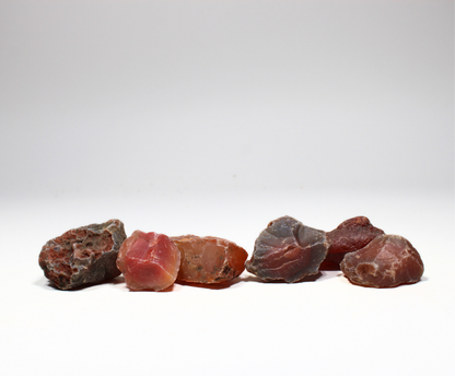 Red Carnelian | Tumbling Rough from India