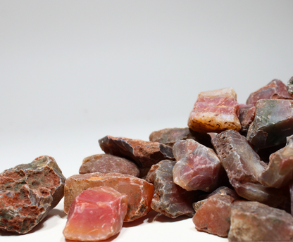 Red Carnelian | Tumbling Rough from India