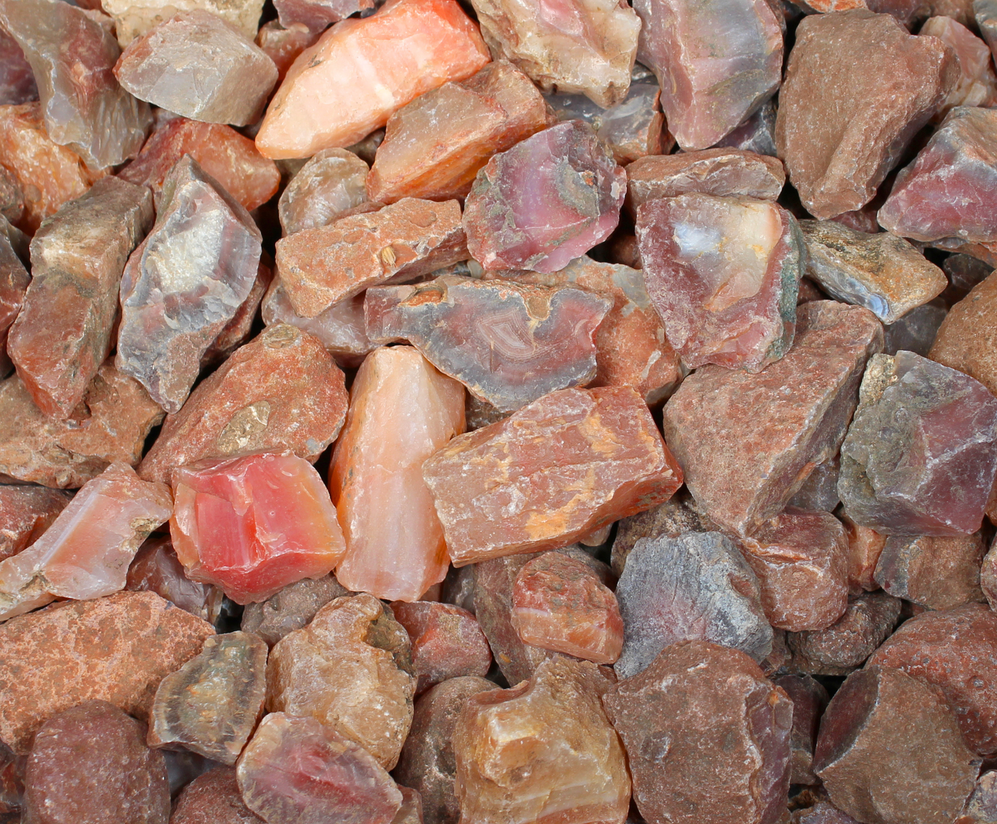 Red Carnelian | Tumbling Rough from India