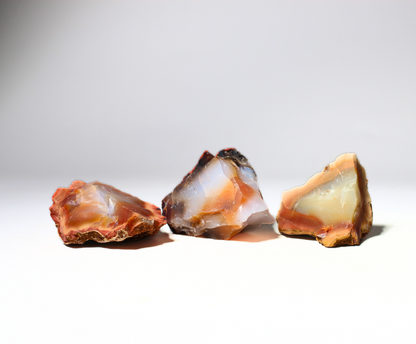 Carnelian | Large Tumbling Rough Rocks from Madagascar | 1.5" - 2.5" Raw Crystal