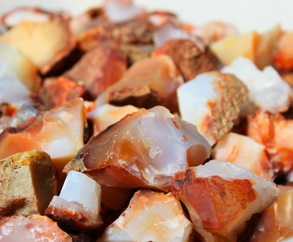 Carnelian | Tumbling Rough Rocks | Raw Crystals