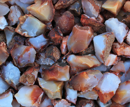 Carnelian | Tumbling Rough Rocks | Raw Crystals