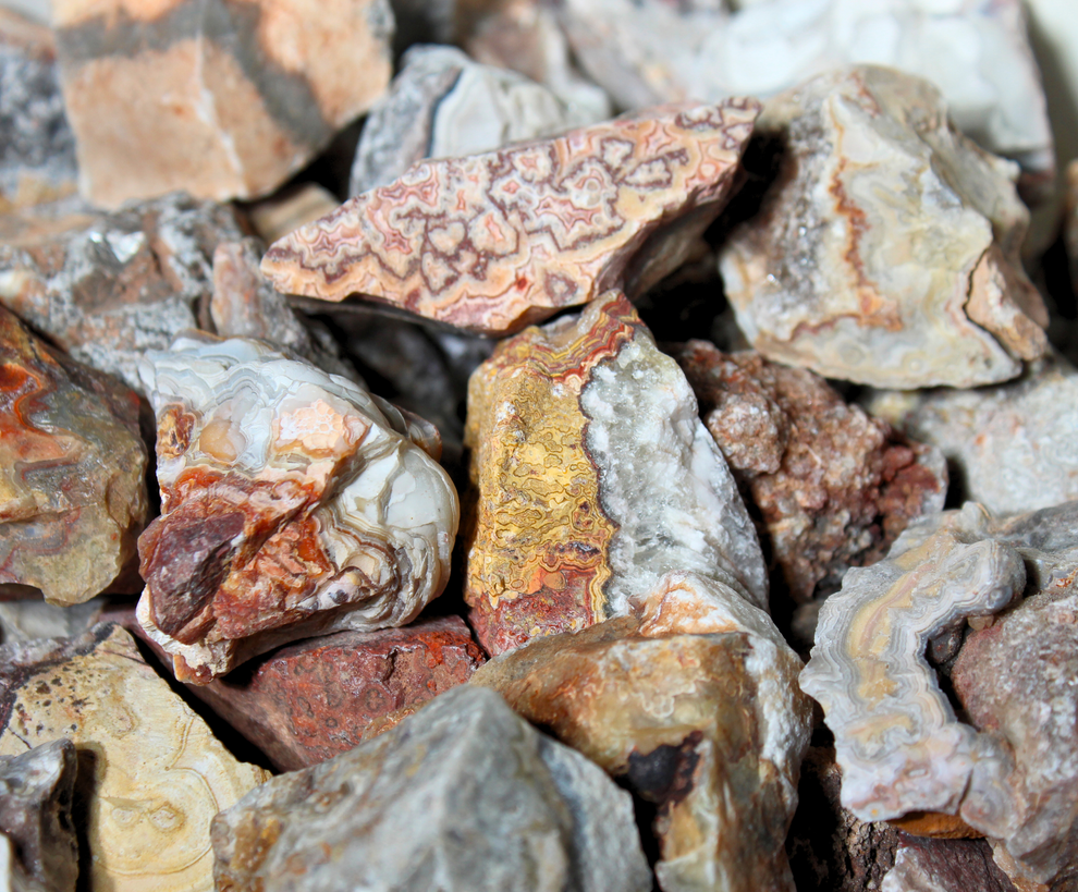 Crazy Lace Agate | Tumbling Rough Rocks from Mexico | 1