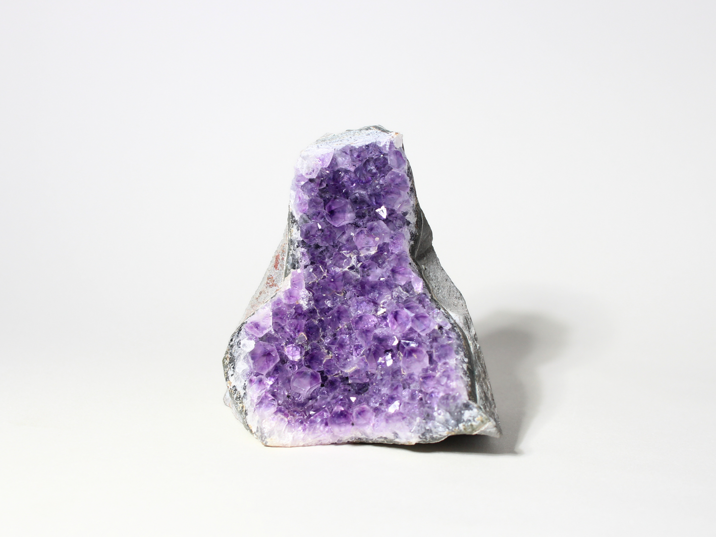 Standing Amethyst Cluster "A" Grade with Cut Base