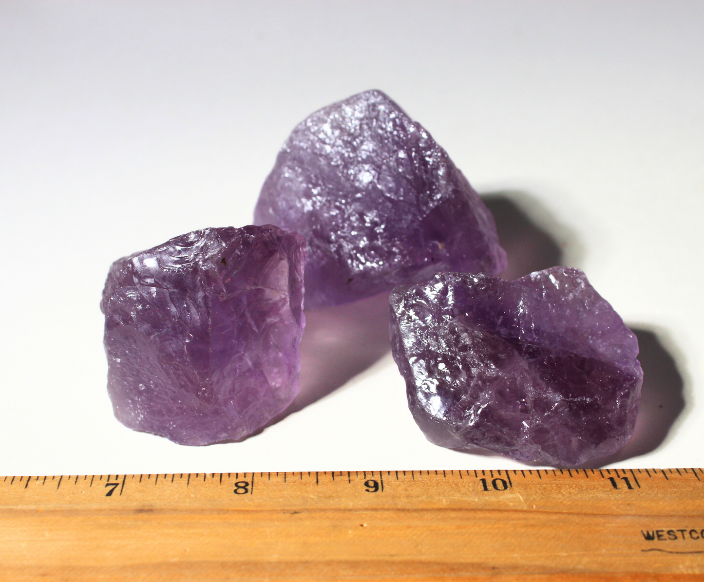 Amethyst | "A" Grade Tumbling Rough Rocks from Brazil | 2" - 3" Raw Crystals