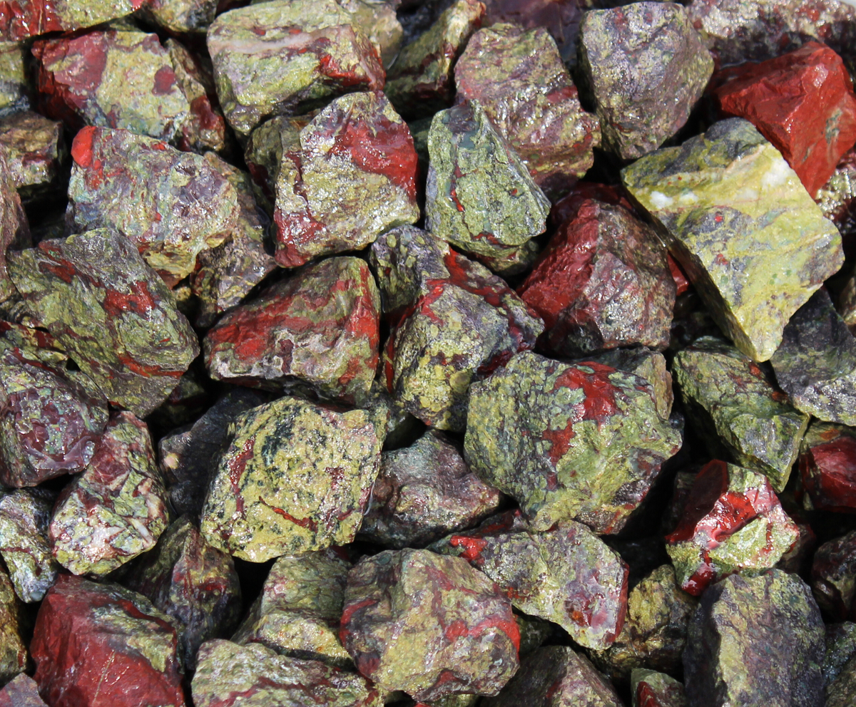 Dragon Blood Jasper | Tumbling Rough – ROCK AND TUMBLE