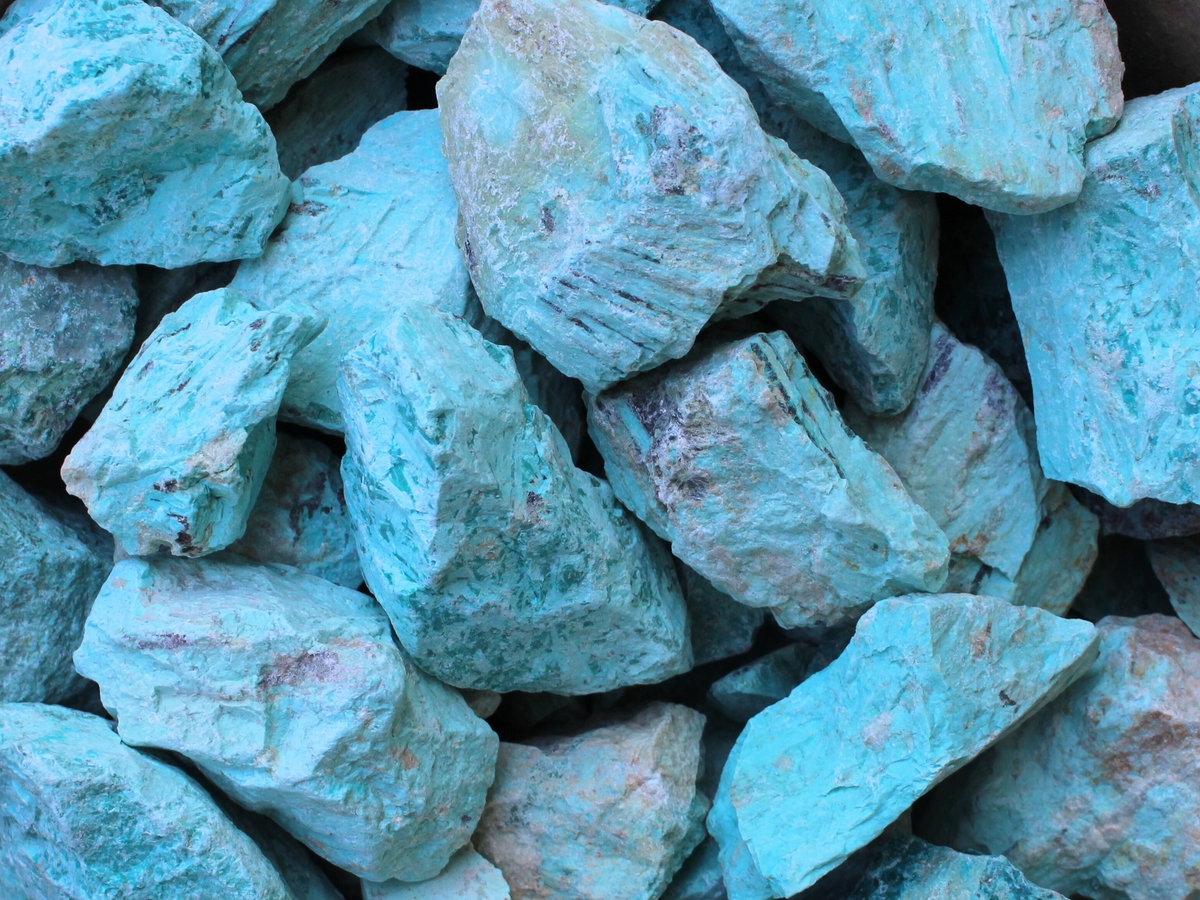 Turquose Rocks Peruvian Turquoise | Tumbling & Lapidary Rough – ROCK AND TUMBLE
