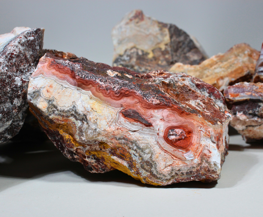 Flower of Peach Lace Agate | "Flor de Durazno" | Lapidary Rough