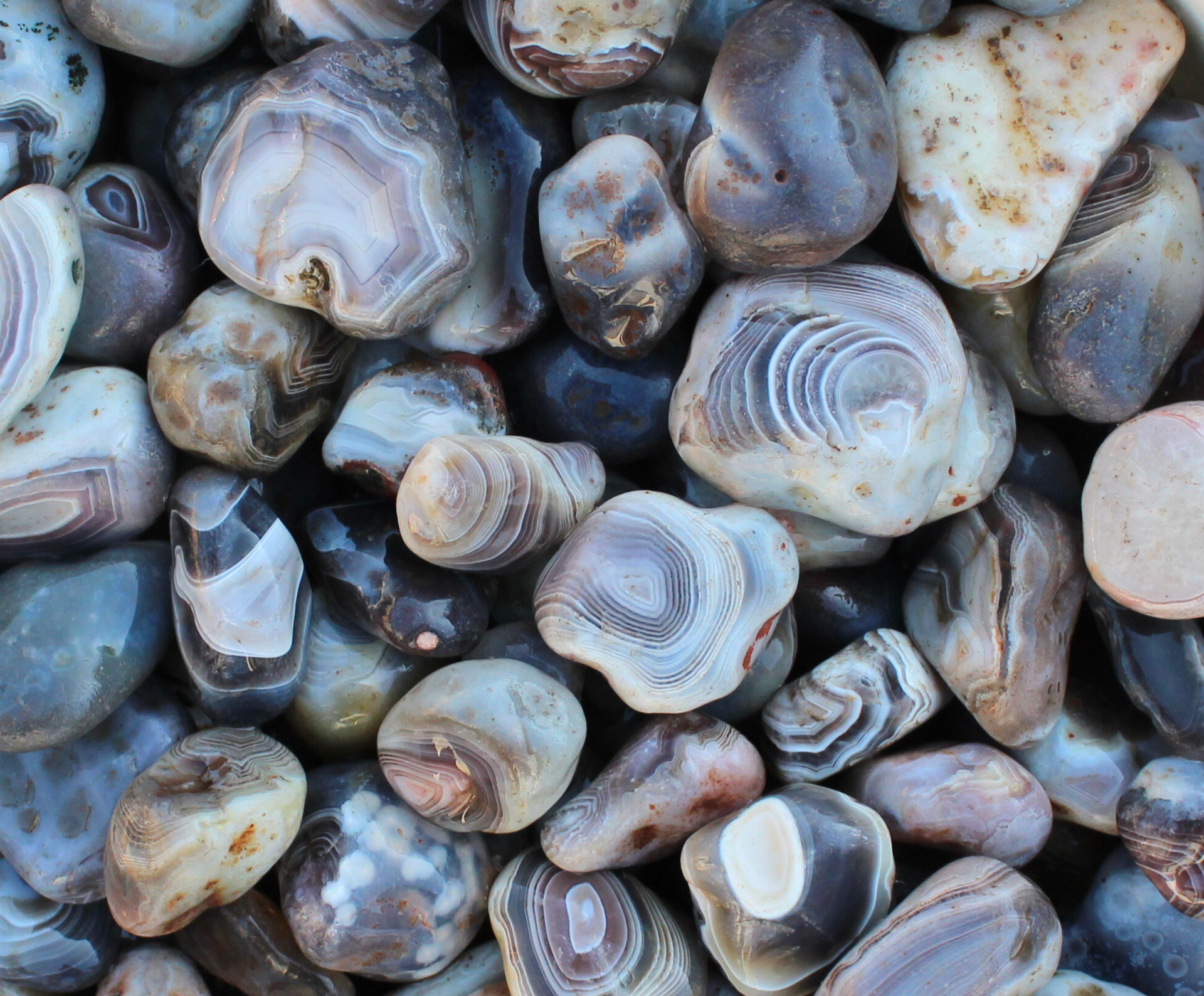 Gray Botswana Agate | Tumbling Rough Rocks from South Africa | Raw