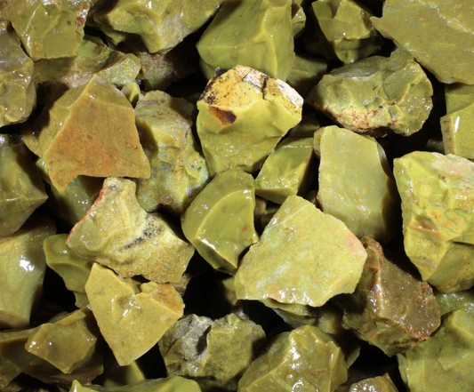 Green Opal | Tumbling Rough Rocks from Madagascar | 1" - 2" Raw Crystals